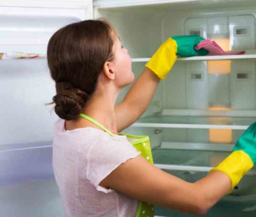 冷蔵庫の掃除