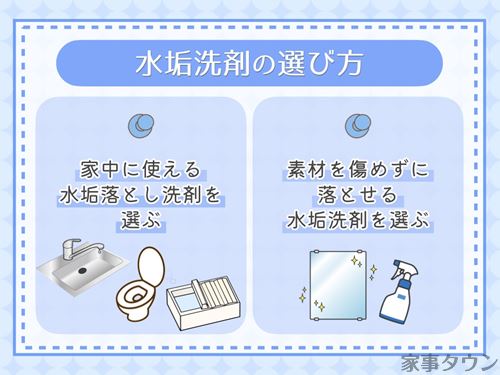 水垢洗剤の選び方