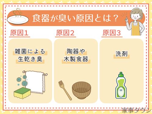 食器が臭い原因とは？